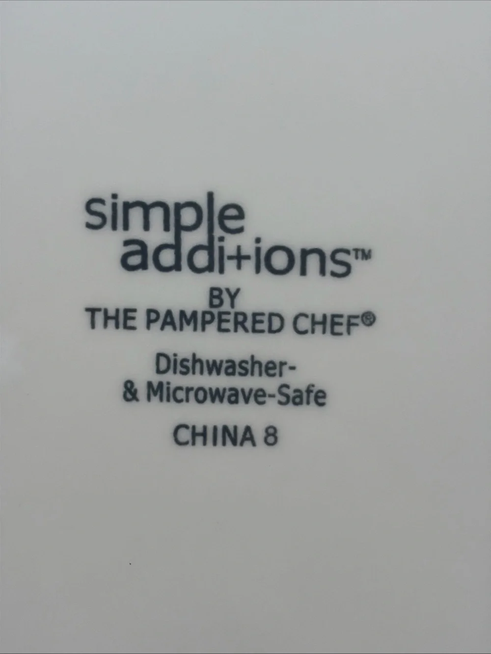 Simple Additions Pampered Chef Small Square Plates 7